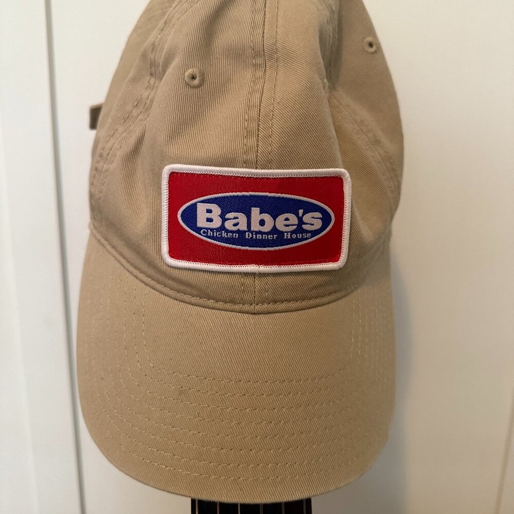 Babe’s Chicken Dinner House Baseball Cap – Khaki Adjustable Strapback